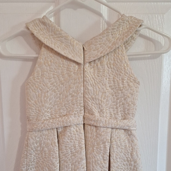 Us Angels Shimmering Cream Formal Dress - Picture 4 of 5